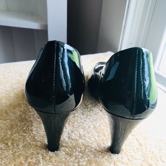 Antonio Melani Peep Toe Heels-Black Size 8 - Picture 2 of 6